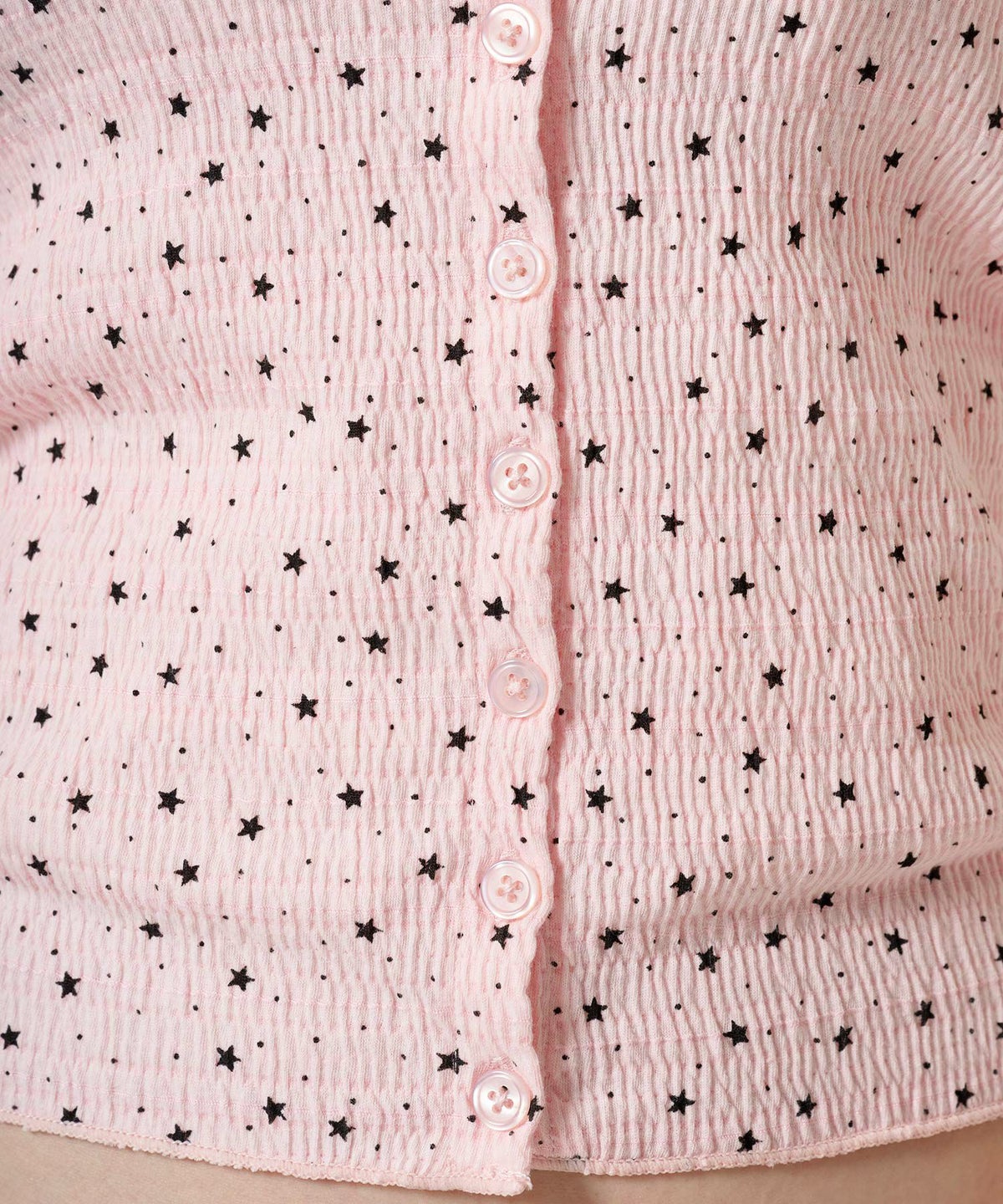 トップス/チューブトップ/スター/ドット