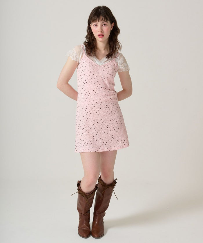 キャミソール/ワンピース/スター/ドット