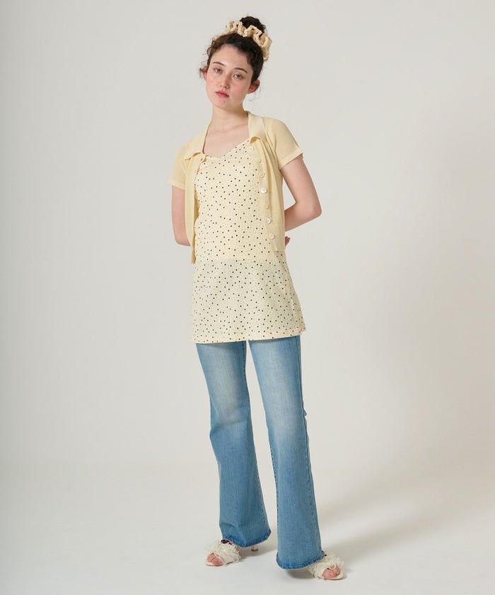 キャミソール/ワンピース/スター/ドット