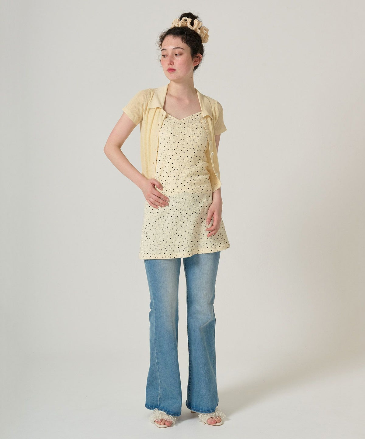 キャミソール/ワンピース/スター/ドット