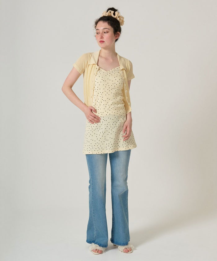 キャミソール/ワンピース/スター/ドット