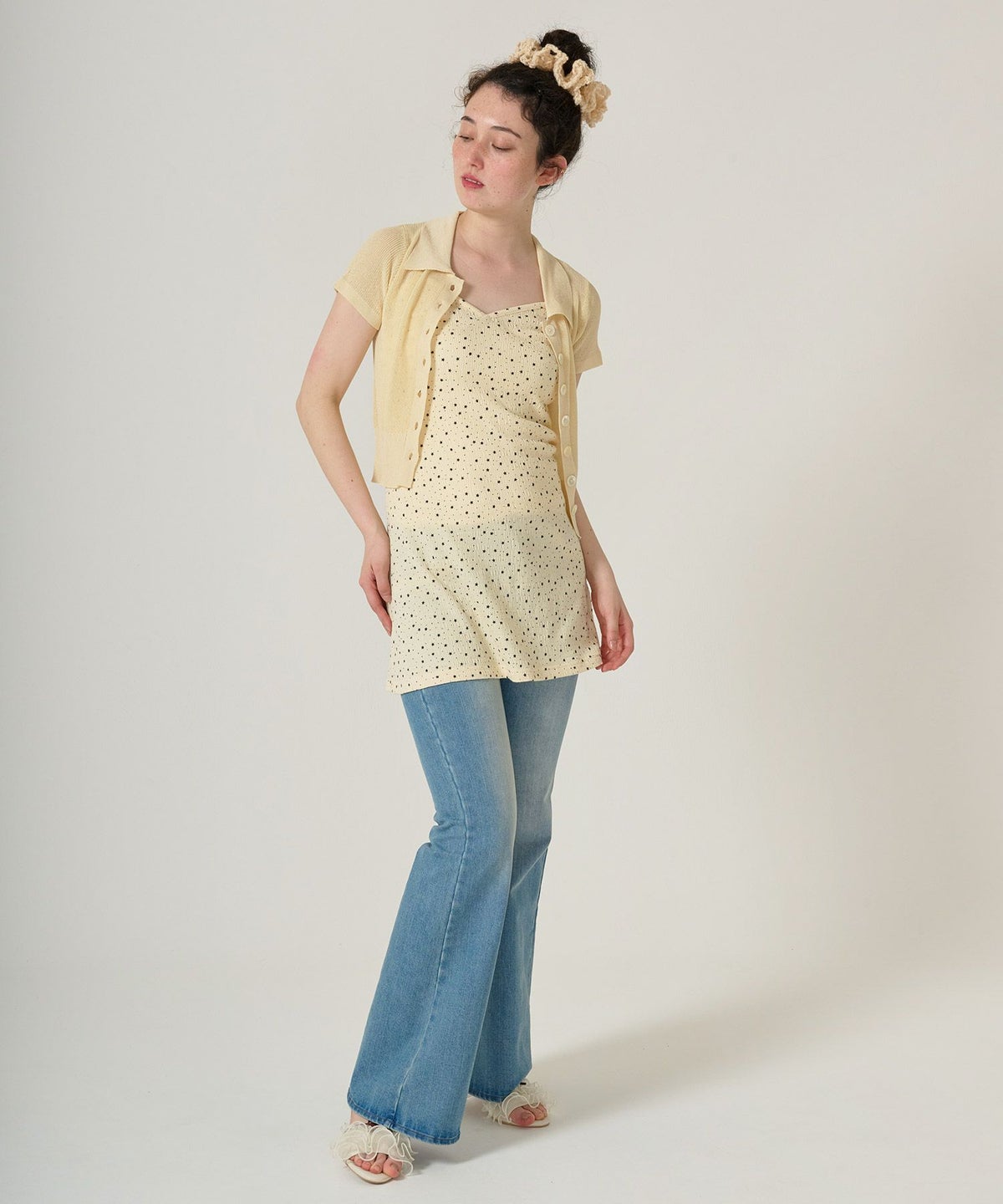 キャミソール/ワンピース/スター/ドット