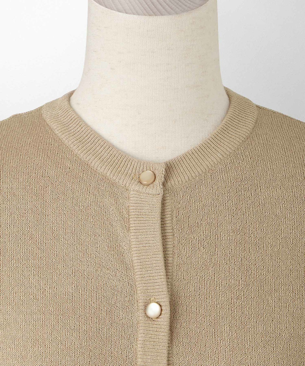 レディース トップス カーディガン サマーニット アンサンブル ペプラム きれいめ 洗える サックス/ベージュ/グレー/ネイビー M