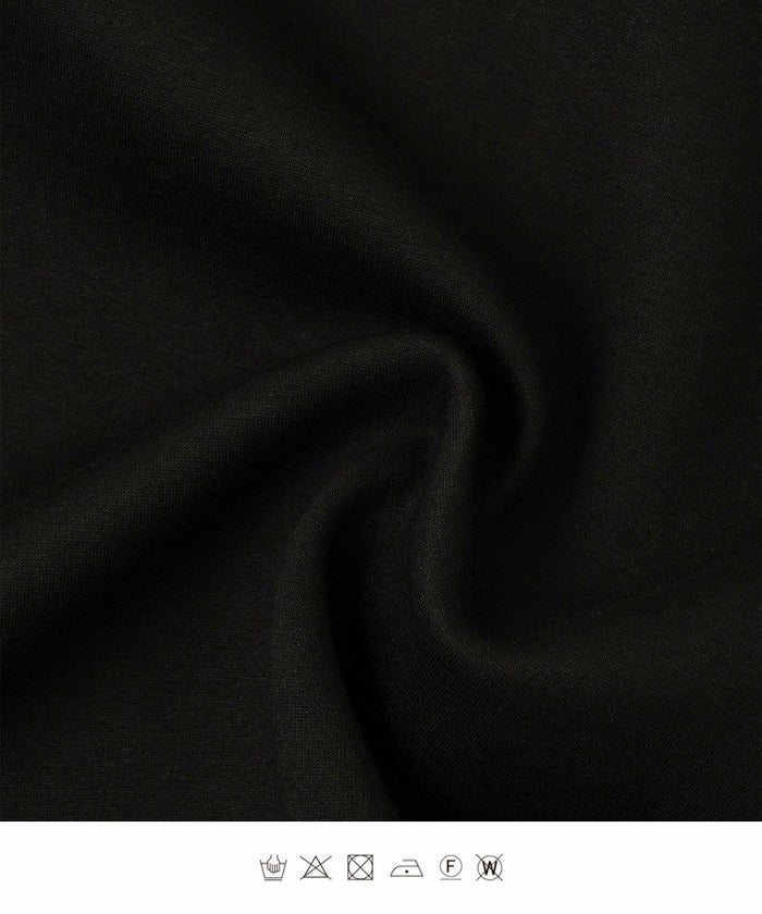 レディース トップス ボンディング フレア きれいめ 洗える アイボリー/ブラック M