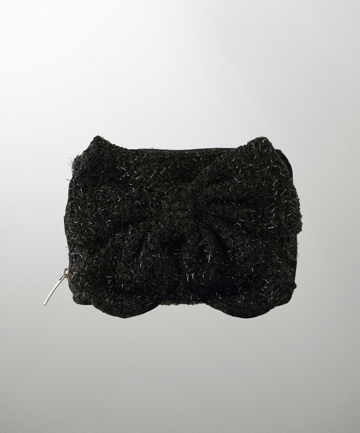 セレクト ポーチ ツイード 可愛い 大人 大きめ レッド ブラック フリー