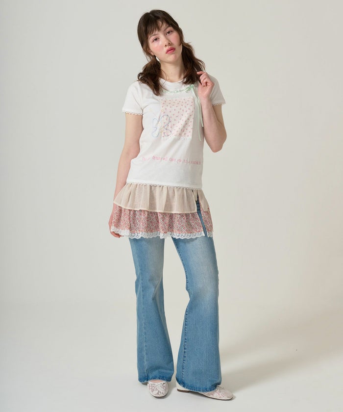 トップス/半袖/Tシャツ/コラージュ