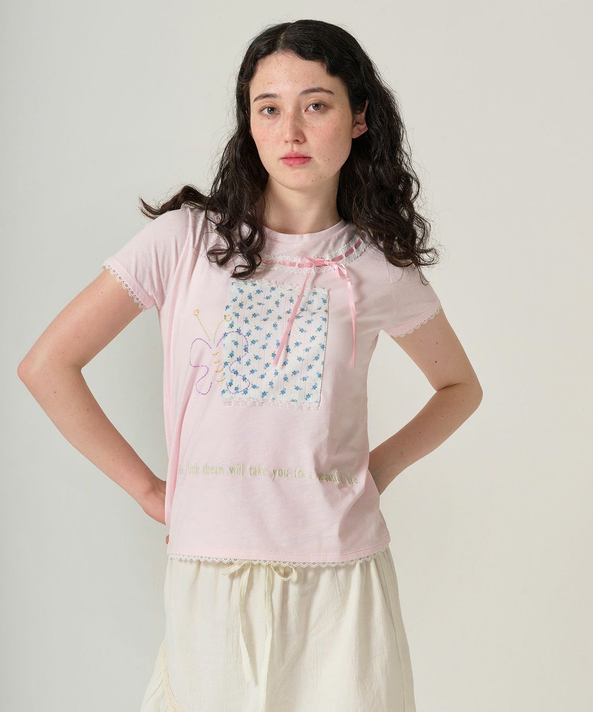 トップス/半袖/Tシャツ/コラージュ