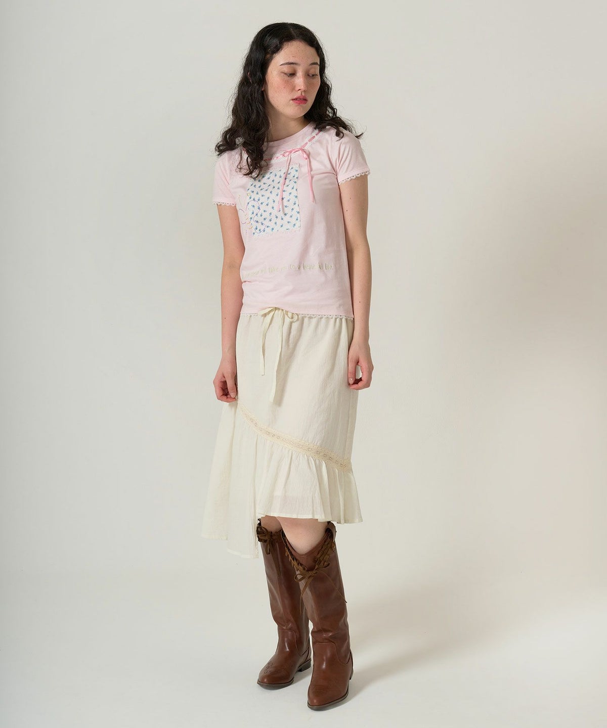 トップス/半袖/Tシャツ/コラージュ