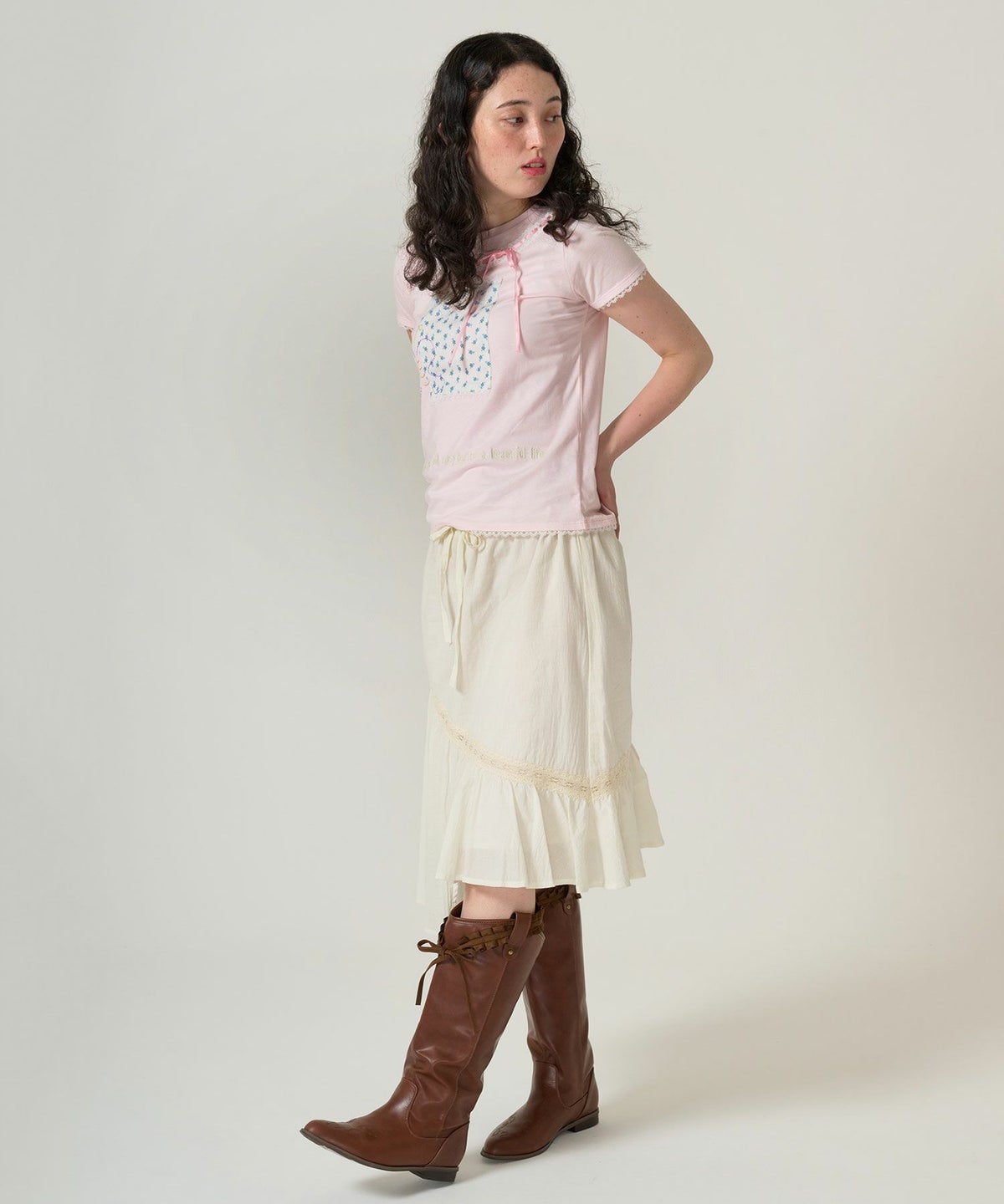 トップス/半袖/Tシャツ/コラージュ