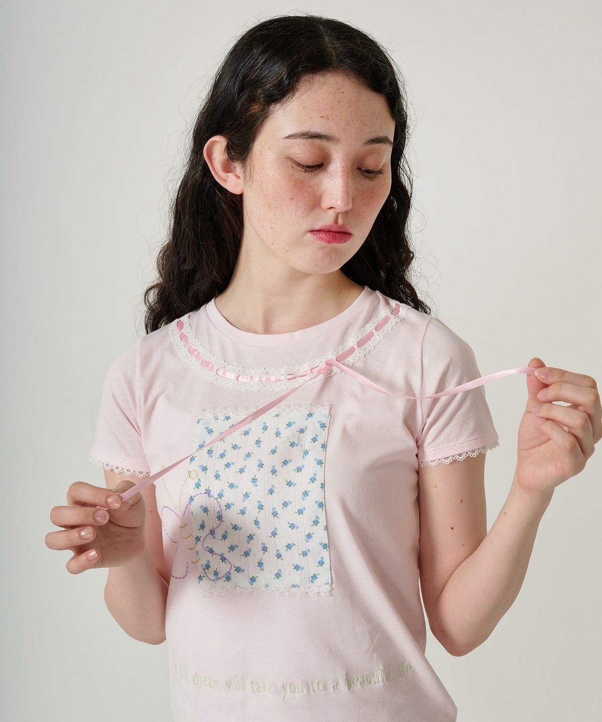 トップス/半袖/Tシャツ/コラージュ