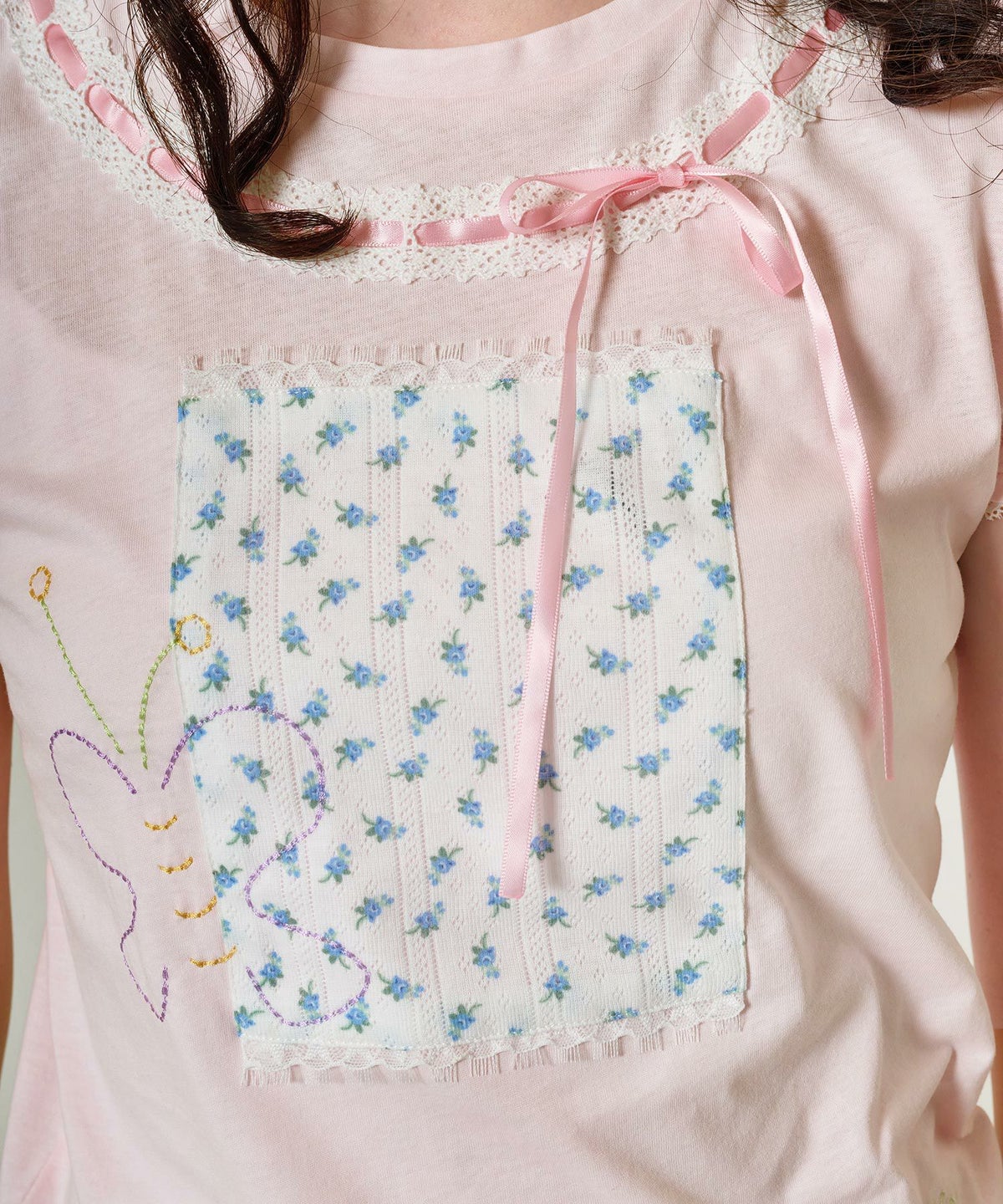 トップス/半袖/Tシャツ/コラージュ