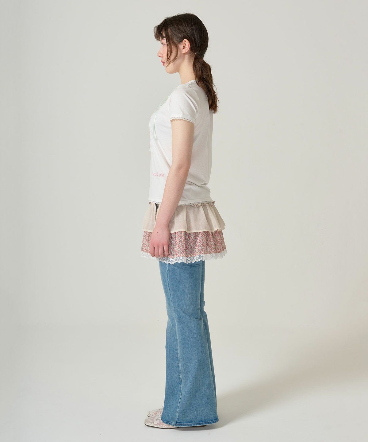 トップス/半袖/Tシャツ/コラージュ