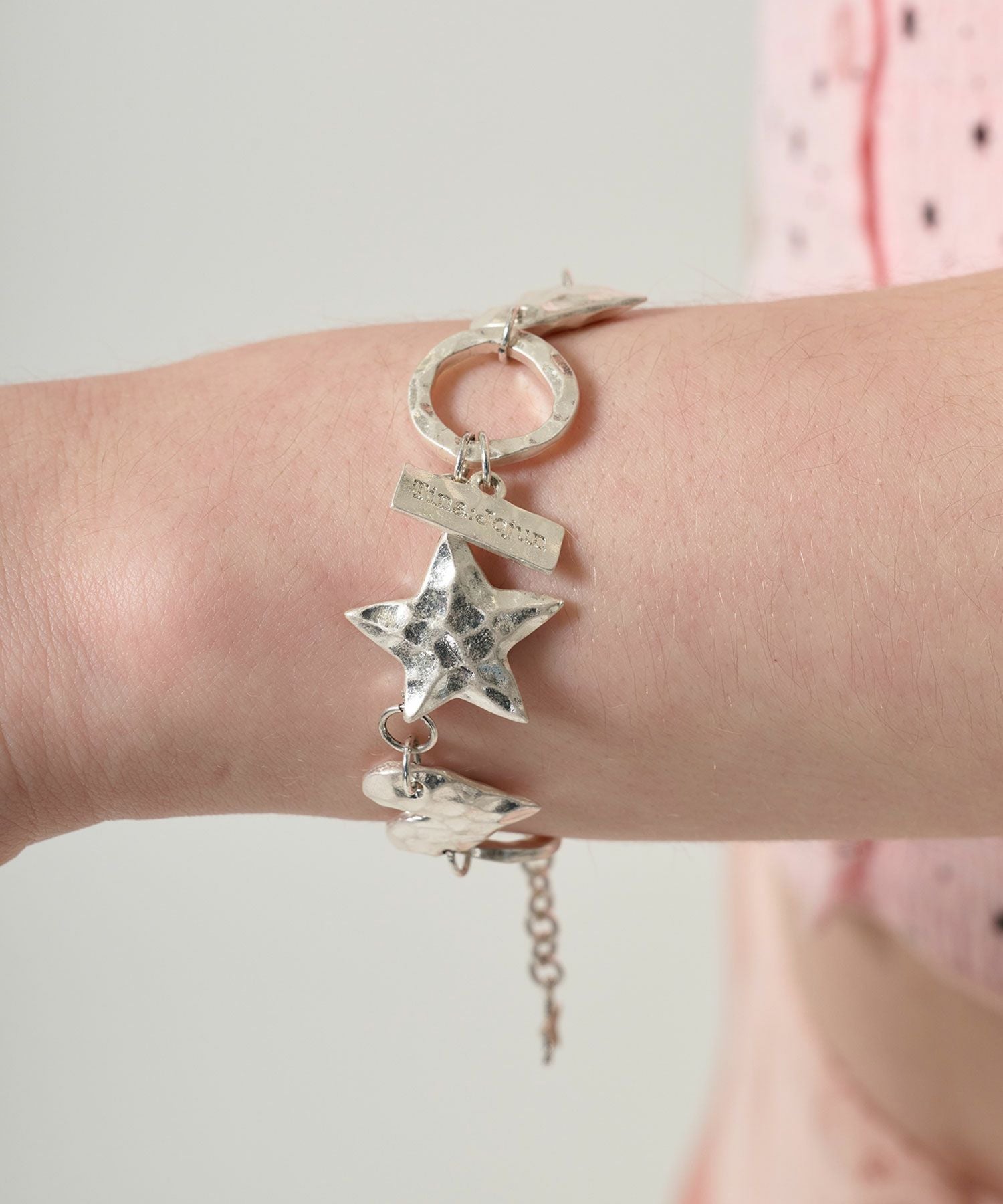 オリジナルチャーム シルバーブレスレット TINA：JOJUN 全1色｜tnj925