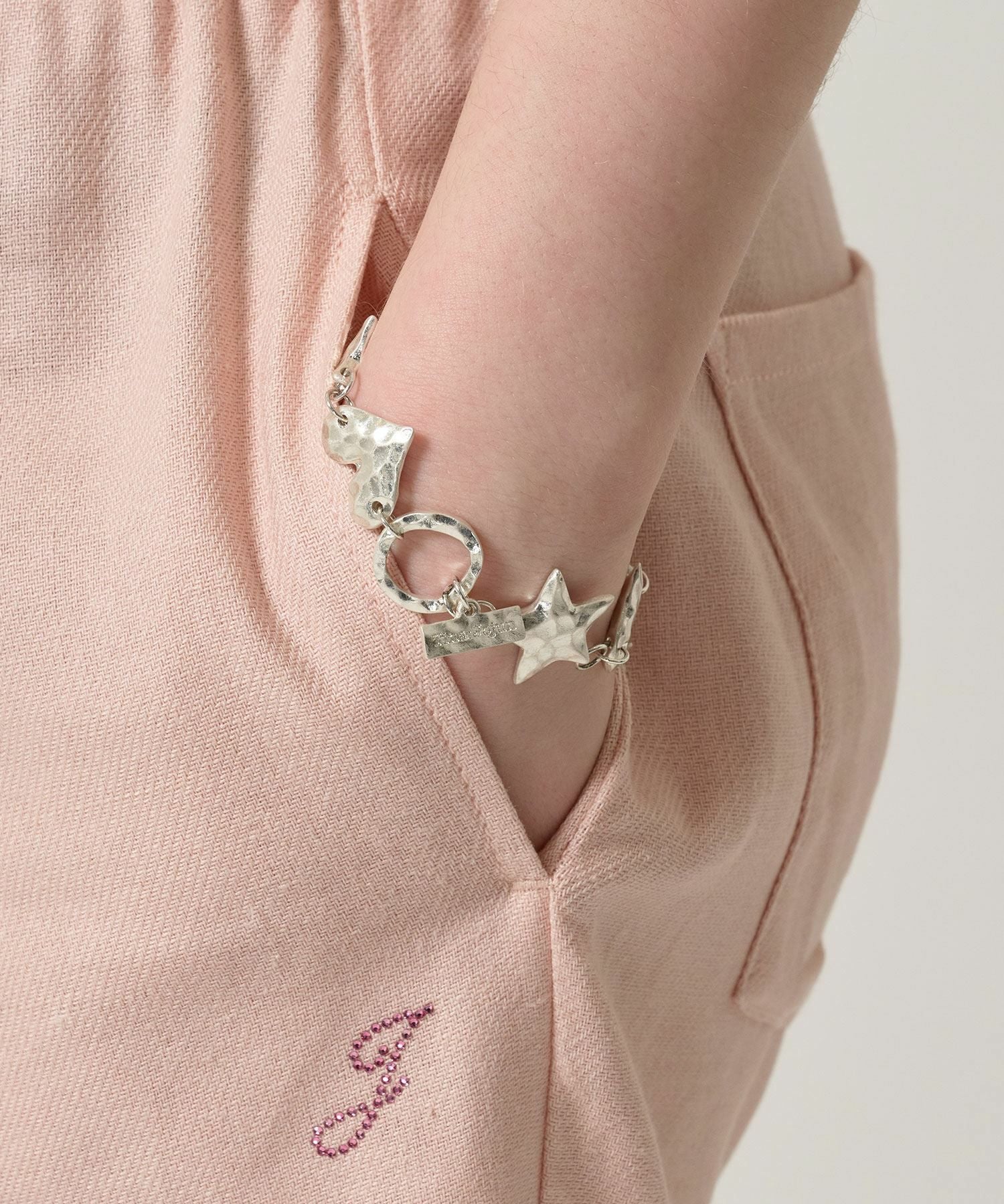 オリジナルチャーム シルバーブレスレット TINA：JOJUN 全1色｜tnj925