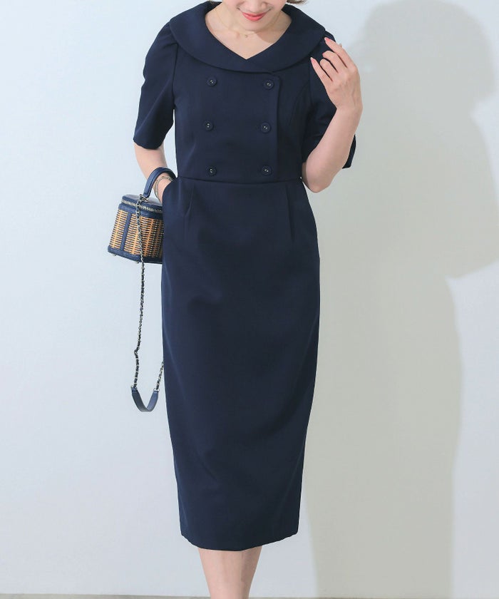 手洗い可 オケージョン 袖山タック エレガント おしゃれ フェミニン タイト 上品 大人可愛い きれいめ 夏 ジョイントスペース