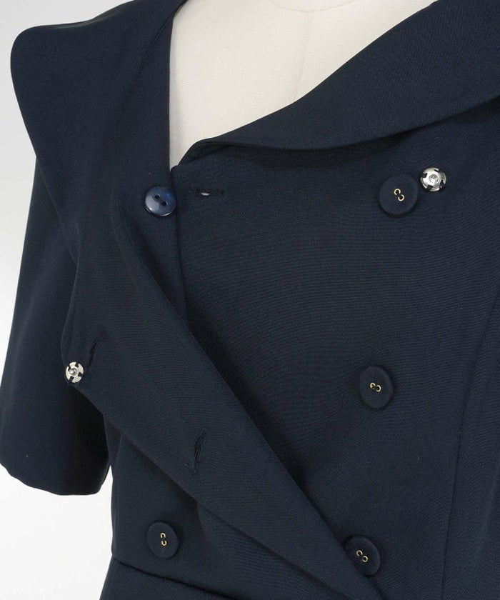 手洗い可 オケージョン 袖山タック エレガント おしゃれ フェミニン タイト 上品 大人可愛い きれいめ 夏 ジョイントスペース