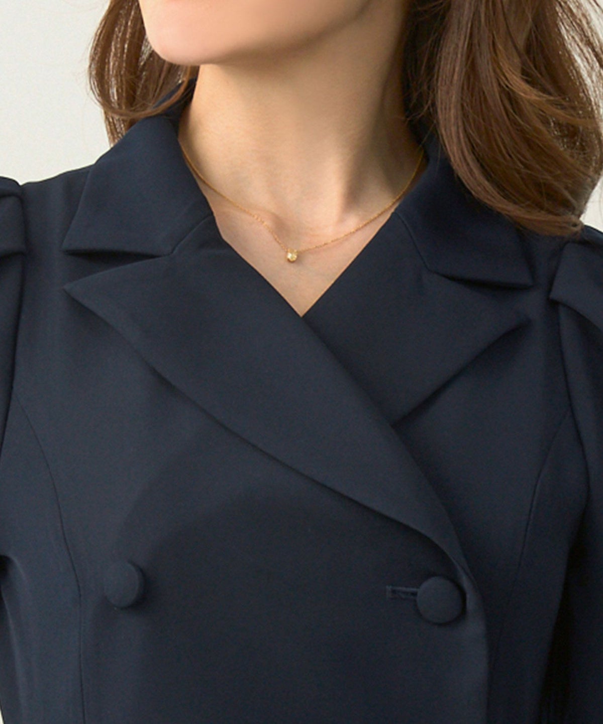 手洗い可オケージョン袖山タックパフ袖フレアおしゃれフェミニンナチュラル上品大人可愛いきれいめ夏ジョイントスペース