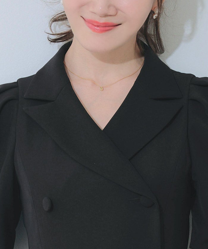 手洗い可オケージョン袖山タックパフ袖フレアおしゃれフェミニンナチュラル上品大人可愛いきれいめ夏ジョイントスペース