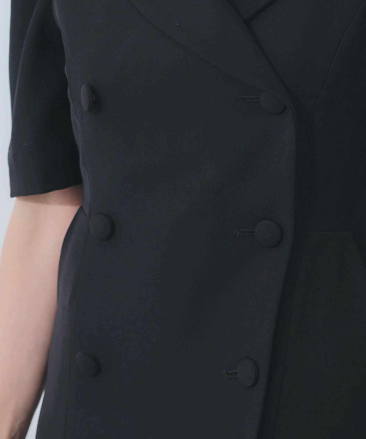 手洗い可オケージョン袖山タックパフ袖フレアおしゃれフェミニンナチュラル上品大人可愛いきれいめ夏ジョイントスペース