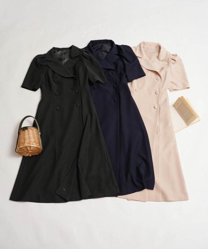 手洗い可オケージョン袖山タックパフ袖フレアおしゃれフェミニンナチュラル上品大人可愛いきれいめ夏ジョイントスペース