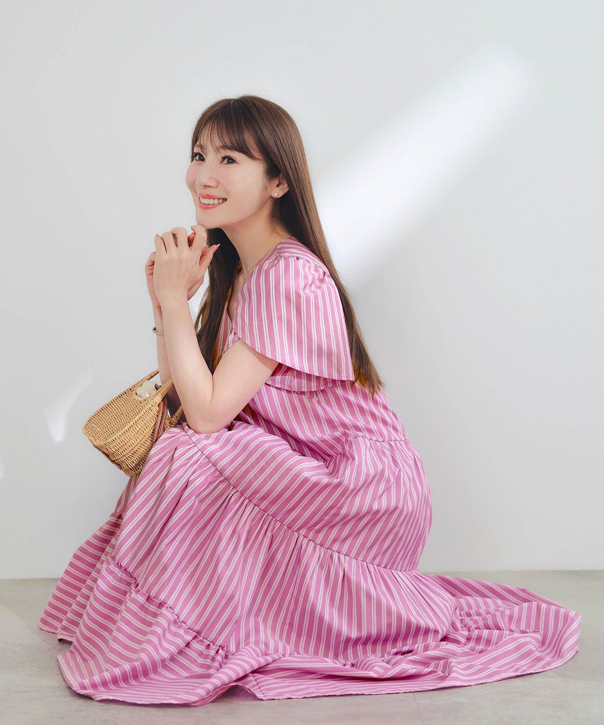 新色追加 手洗い可 Vネック フレア おしゃれ フェミニン 上品 大人可愛い きれいめ 体型カバー 夏 ジョイントスペース