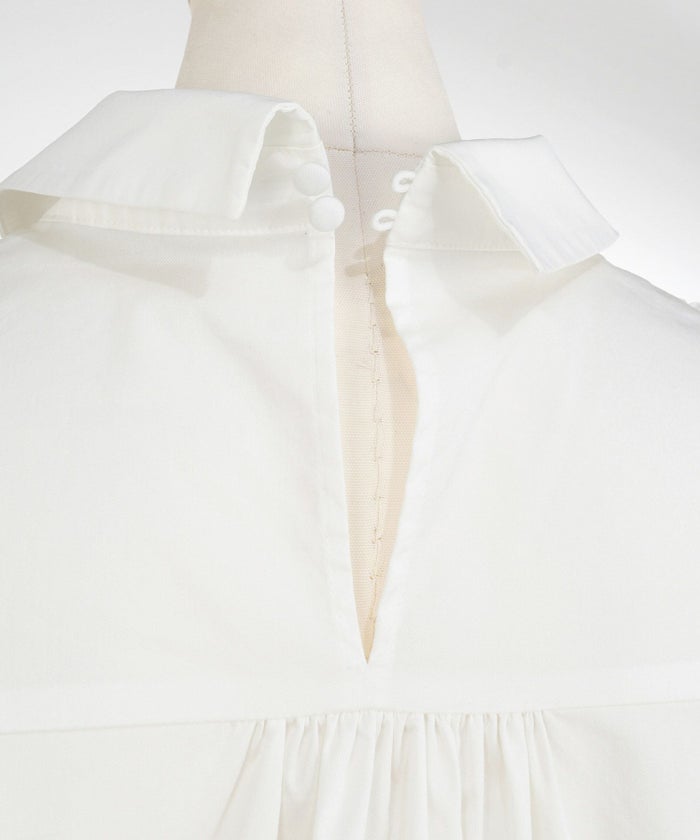 手洗い可ラウンドヘムスリット上品きれいめエレガントフォーマルオフィスカジュアルフェミニンジョイントスペース