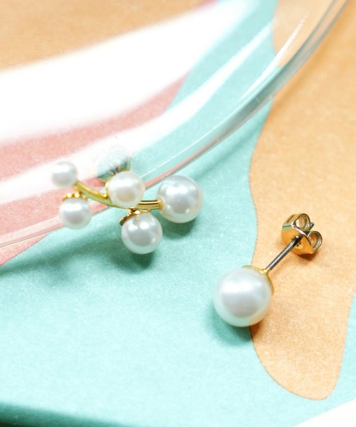 パール アシンメトリー 2way ピアス Pearl Asymmetry 2way Pierce