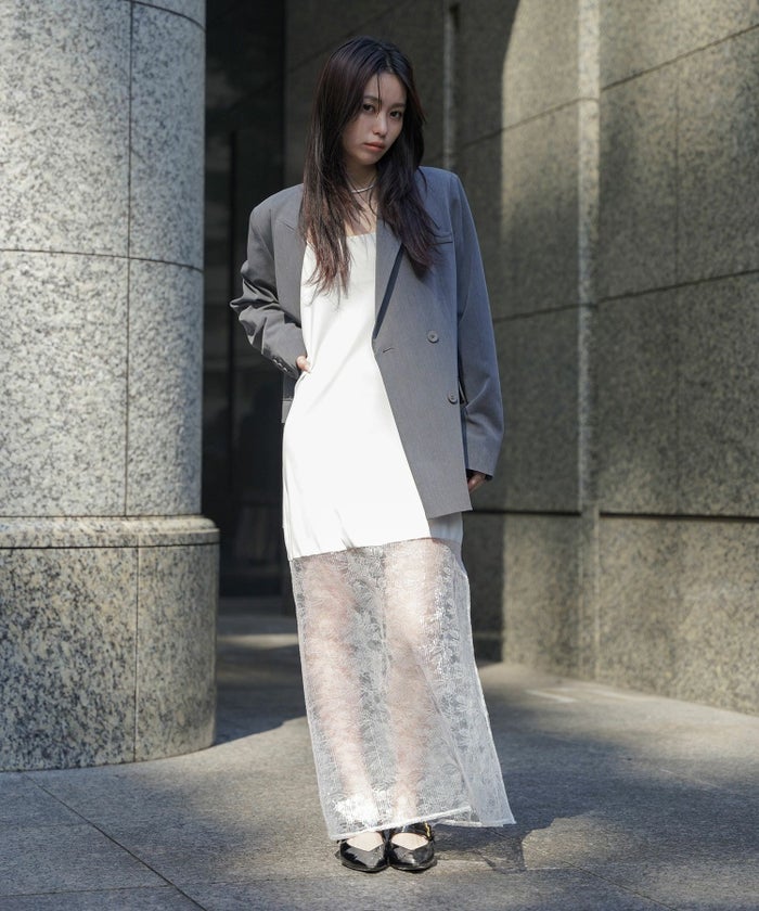 スパンコール レース キャミ ワンピース KINO THE KEI