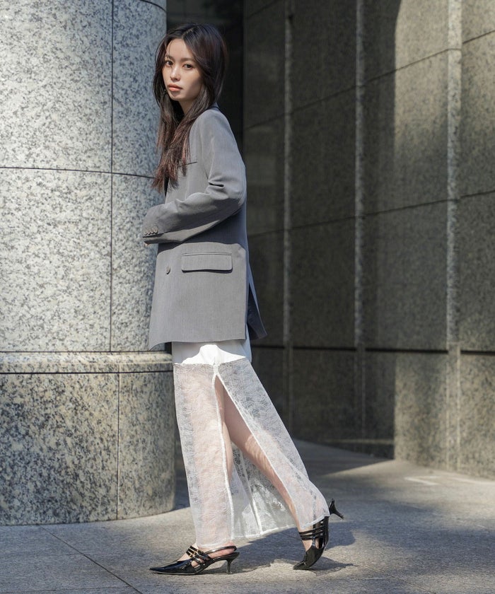 スパンコール レース キャミ ワンピース KINO THE KEI