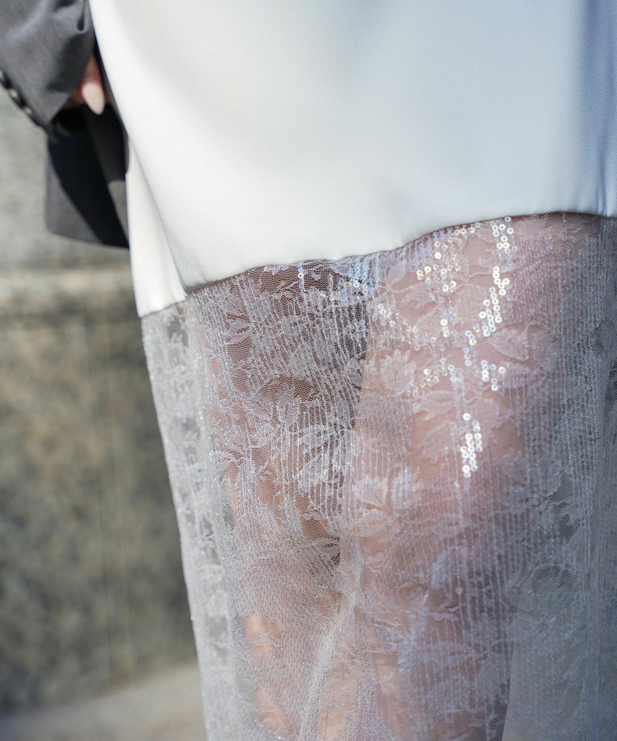 スパンコール レース キャミ ワンピース KINO THE KEI