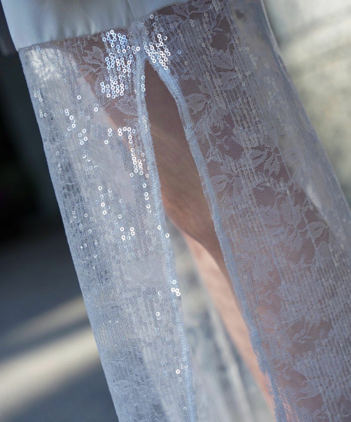 スパンコール レース キャミ ワンピース KINO THE KEI