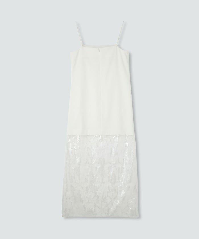 スパンコール レース キャミ ワンピース KINO THE KEI