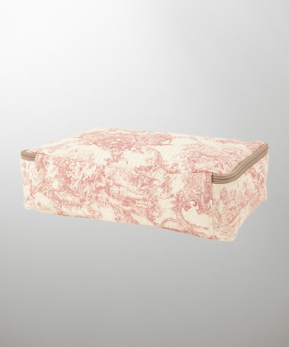 ポーチ パール トワルドジュイ ヌビ 韓国 トラベルポーチ ベージュ チャコール ピンクジュイ柄 グレージュイ柄 パールトリム