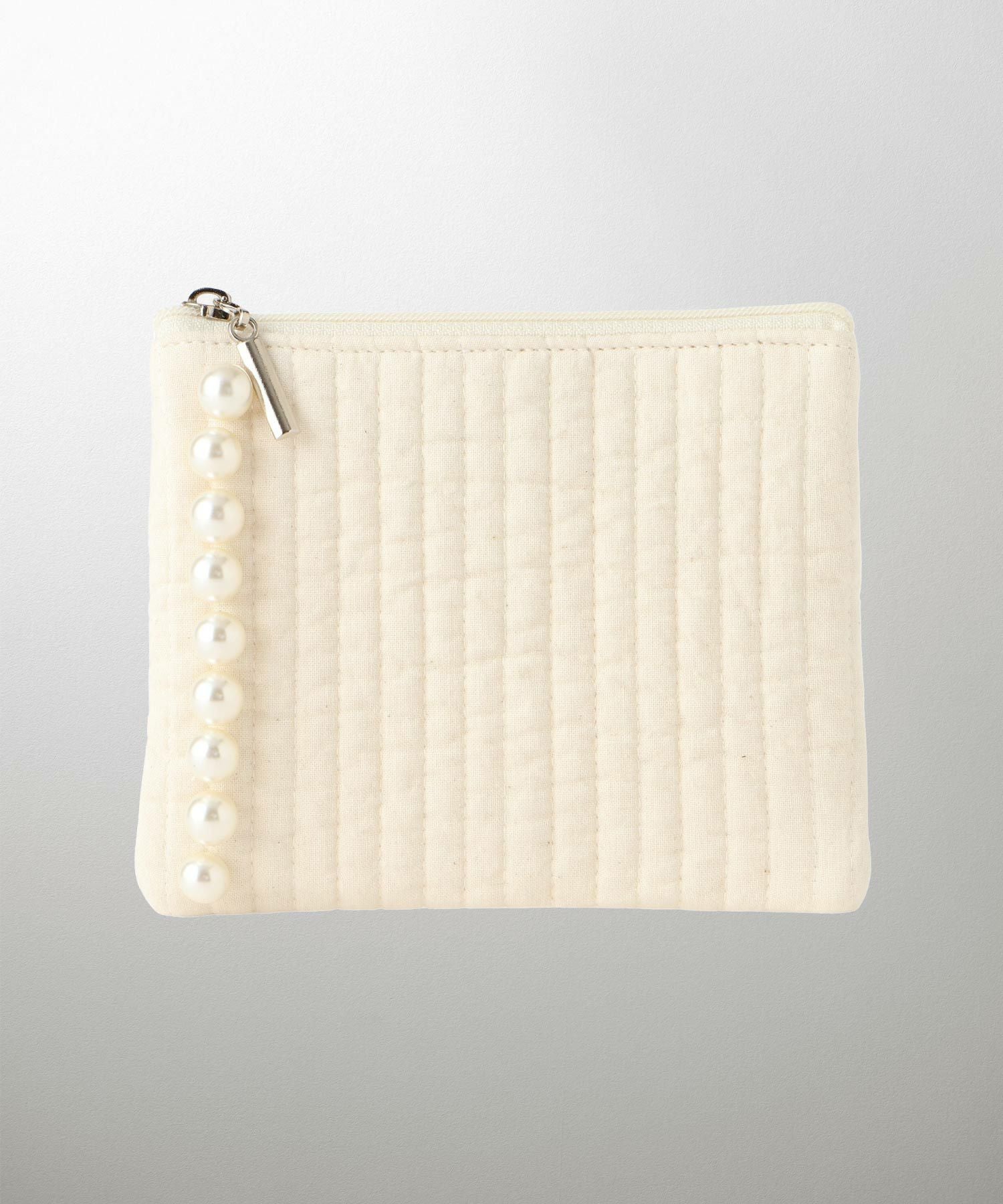 パールトリム フラット ヌビ ポーチ small HUIT 全4色｜hit927-0255【1