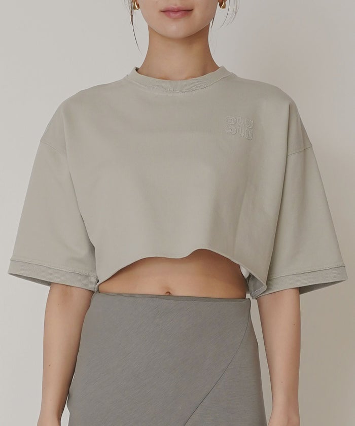 ロゴ刺繍ボクシーTEE KINO THE KEI 全3色｜ktk521-0043【1】