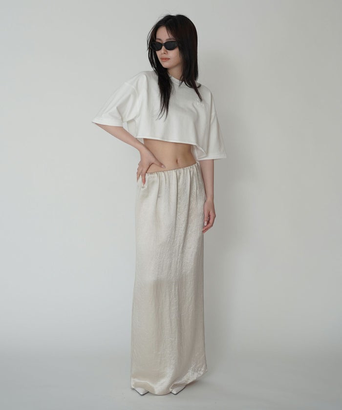 ロゴ刺繍ボクシーTEE KINO THE KEI 全3色｜ktk521-0043【1】