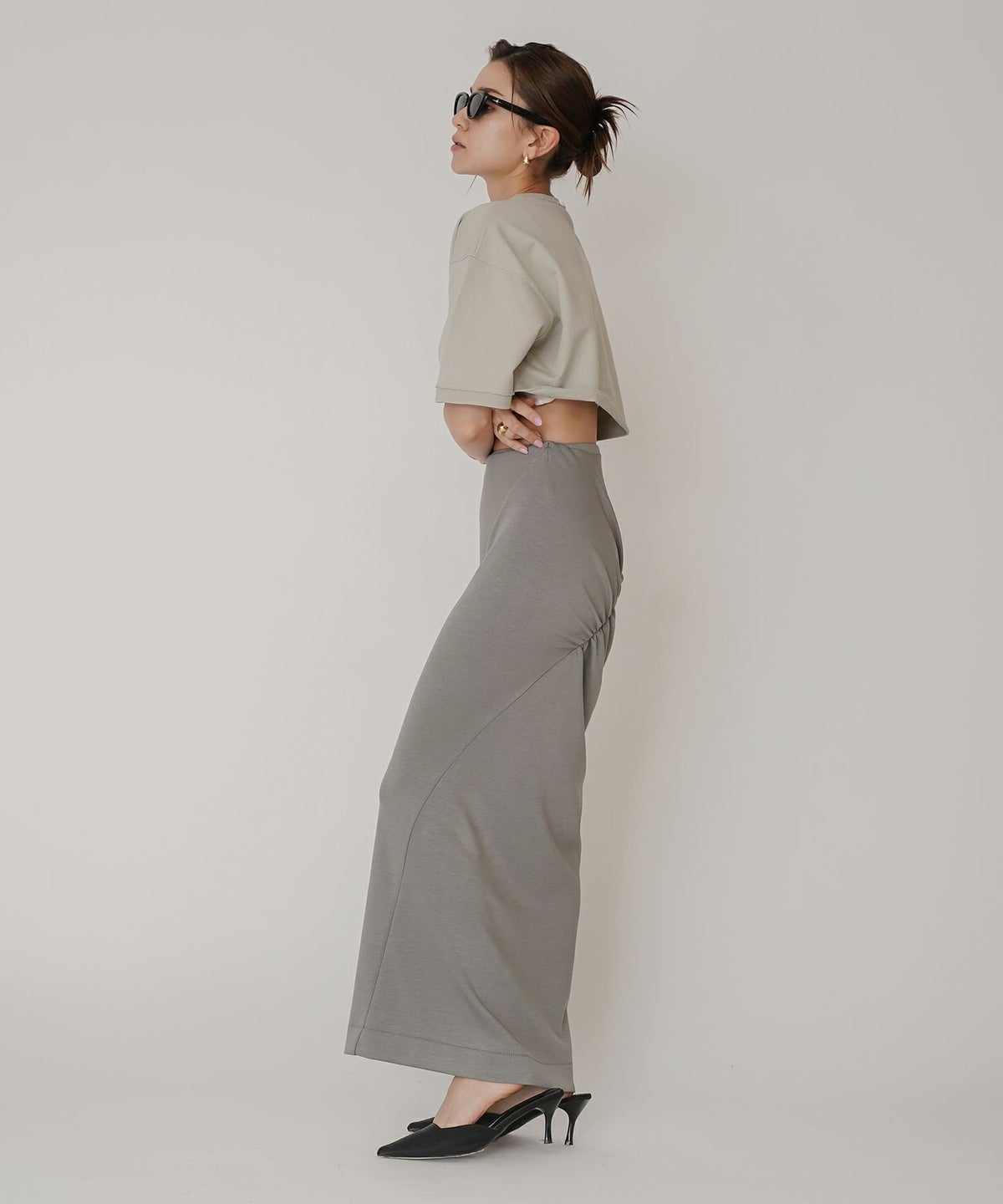 ロゴ刺繍ボクシーTEE KINO THE KEI 全3色｜ktk521-0043【1】