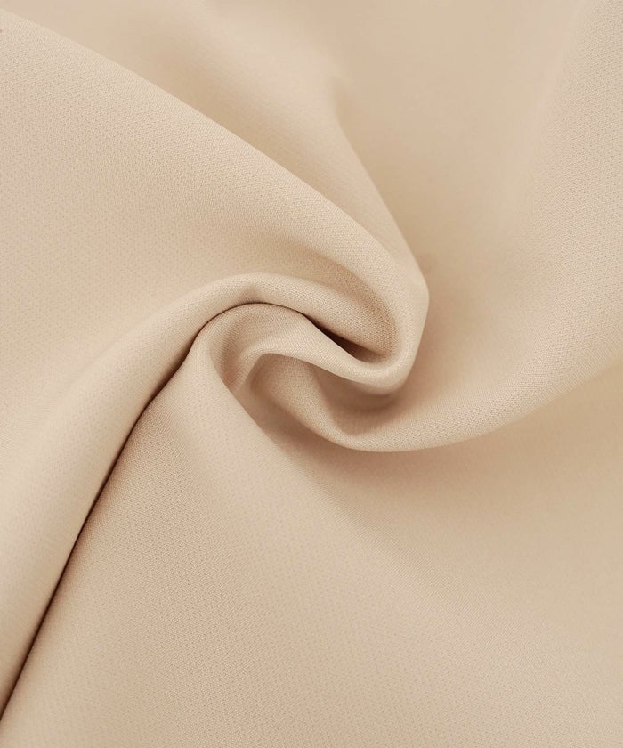 レディース/トップス/ブラウス/フロントファスナー/ハートネック/半袖/袖ゴム/ペプラムシルエット/パネルライン/体型カバー/袖口ゴム/授乳/ママ/フレアシルエット/イエロー/バターイエロー/ピンクベージュ/ブラック/上品/エレガント/フェミニン/シンプル/