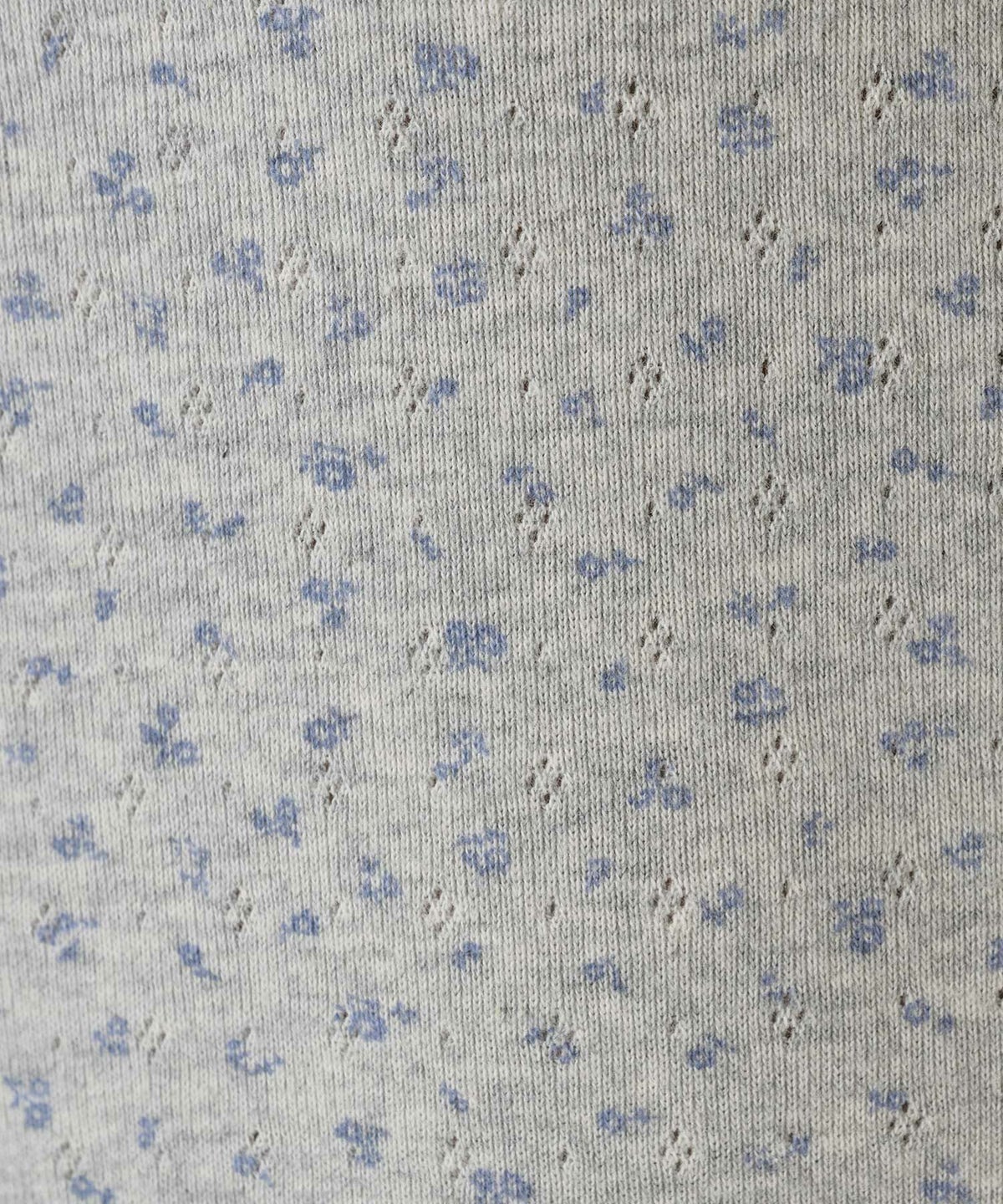 ワンピース/花柄/半袖/グレー