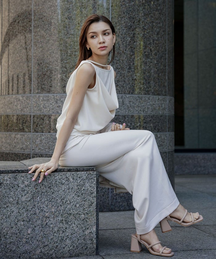 マルチ ウェイ ドレープ スカート （ セットアップ可 ） KINO THE KEI