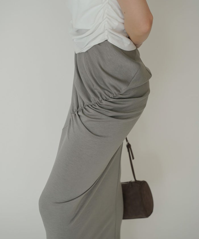 マルチ ウェイ ドレープ スカート （ セットアップ可 ） KINO THE KEI