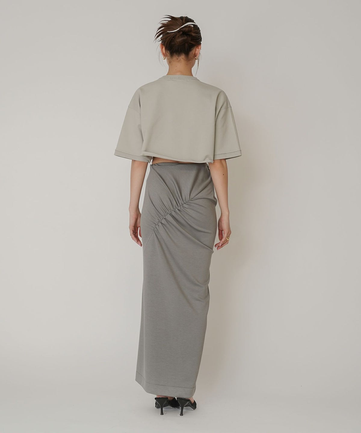 マルチ ウェイ ドレープ スカート （ セットアップ可 ） KINO THE KEI