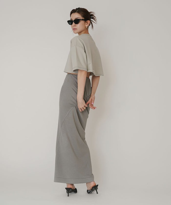 マルチ ウェイ ドレープ スカート （ セットアップ可 ） KINO THE KEI