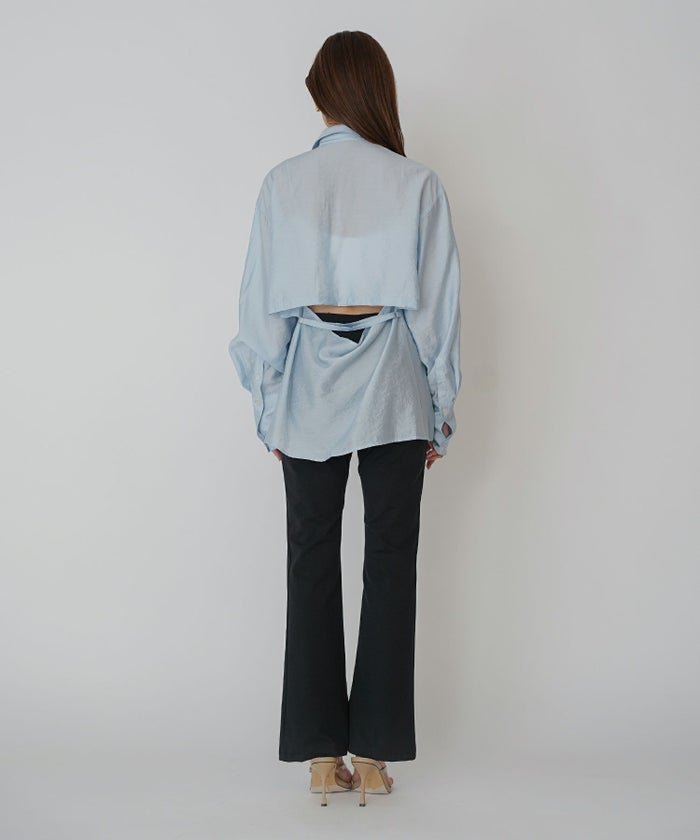 裾スリット レギンス パンツ KINO THE KEI