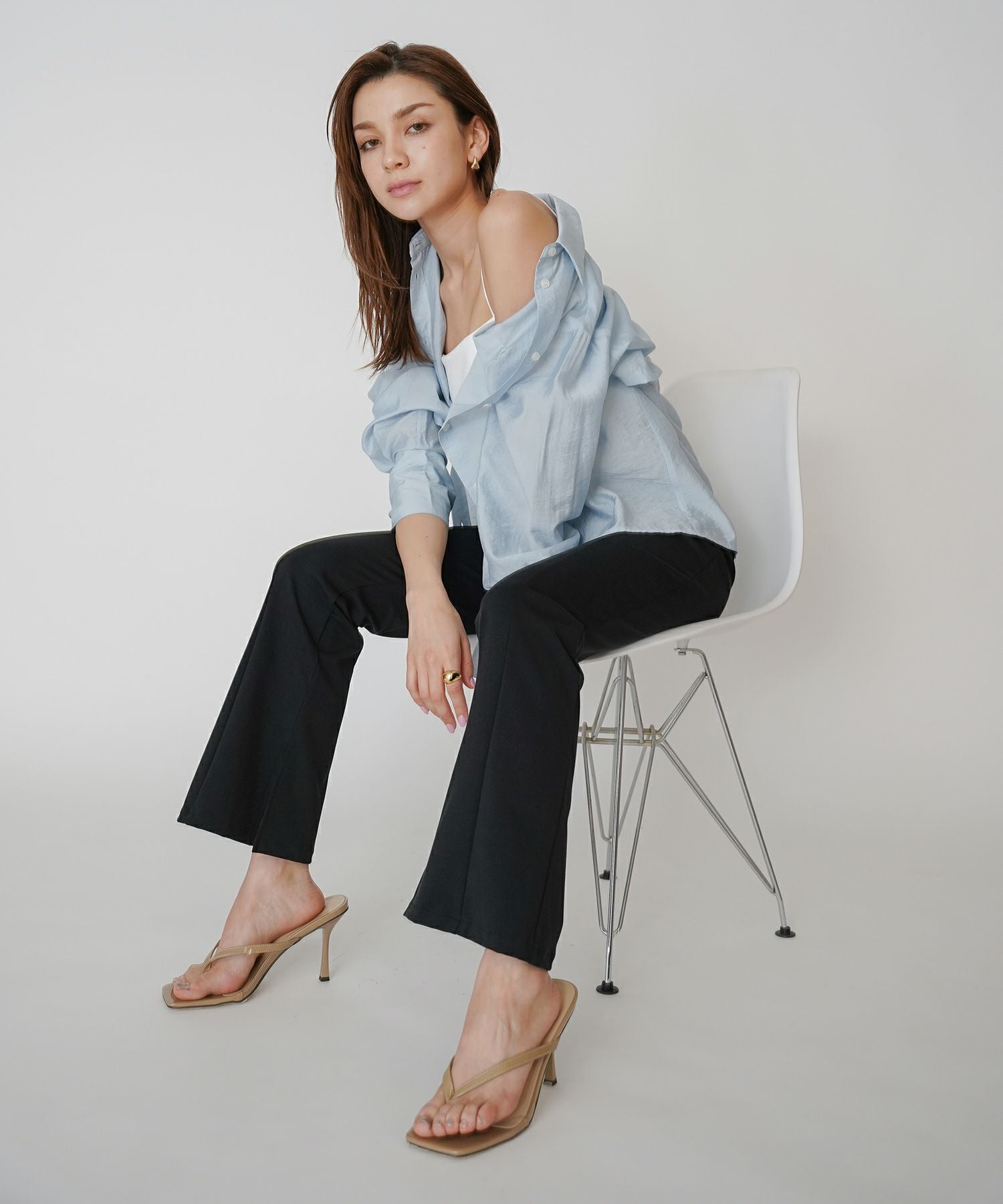 パンツ kise Tuche グンゼ 裏起毛 テーパードパンツ レディース ウエストゴム 秋 冬