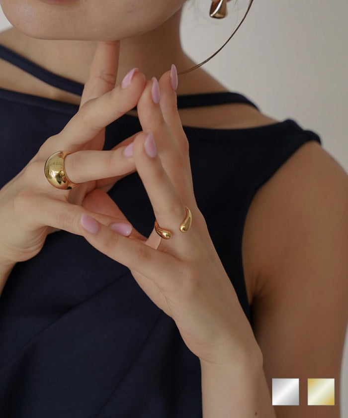 オリジナル 2WAY ぷっくり リング KINO THE KEI