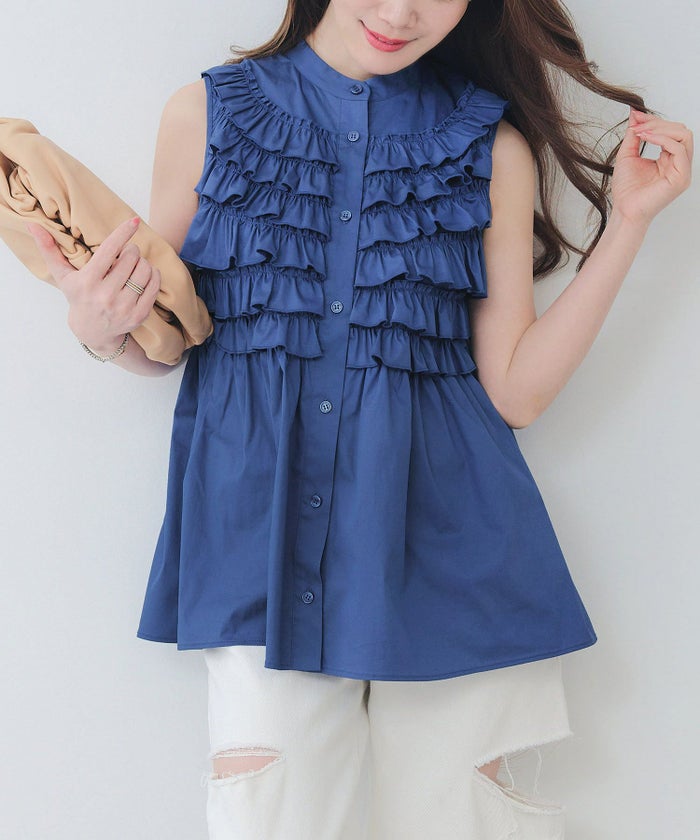 手洗い可ラウンドヘム上品きれいめエレガントフォーマルオフィスカジュアルフェミニン体型カバージョイントスペース