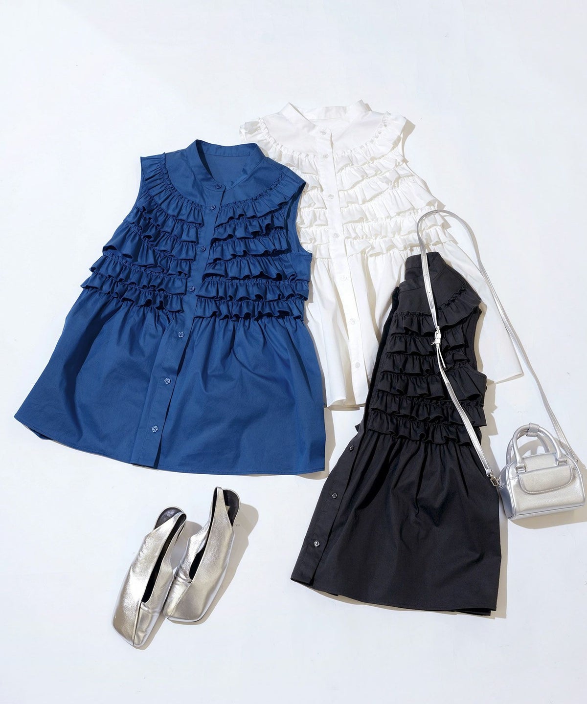 手洗い可ラウンドヘム上品きれいめエレガントフォーマルオフィスカジュアルフェミニン体型カバージョイントスペース