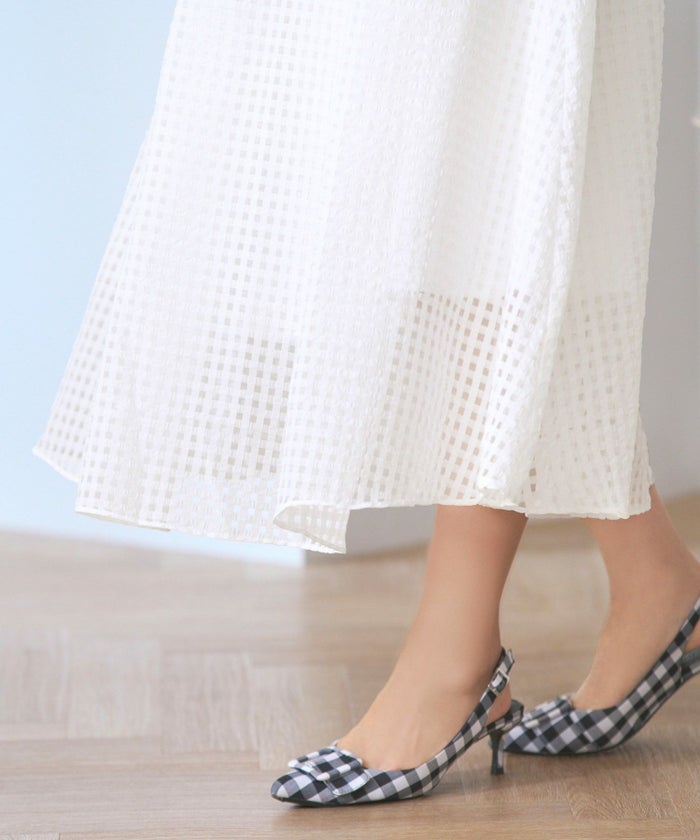 セレクトボトムススカート上品かわいいきれいめオフィス春夏秋白黒膝下フレアレディースジョイントスペース