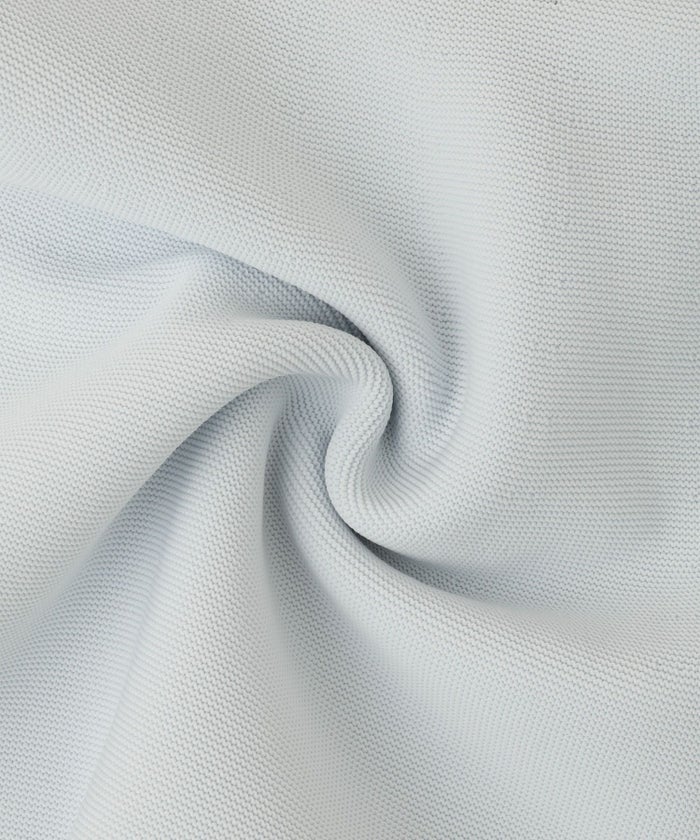 レディース ニットトップス  サマーニット スカラップ 半袖 きれいめ 上品 洗える ホワイト サックス ブラック S M